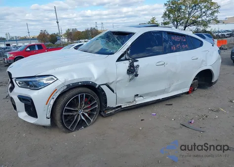 2022 BMW X6 M50I из США, поврежденный, VIN 5UXCY8C03N9M18912